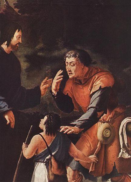 Lucas van Leyden Christ Healing the Blind Sweden oil painting art